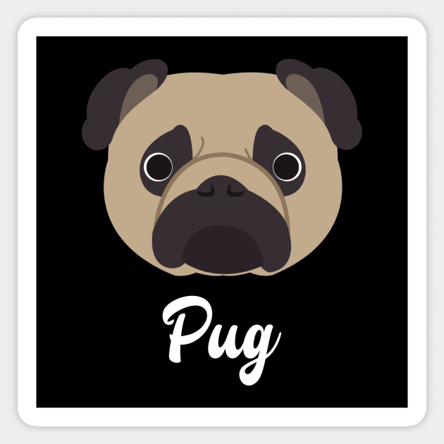 Pug Sticker by DoggyStyles